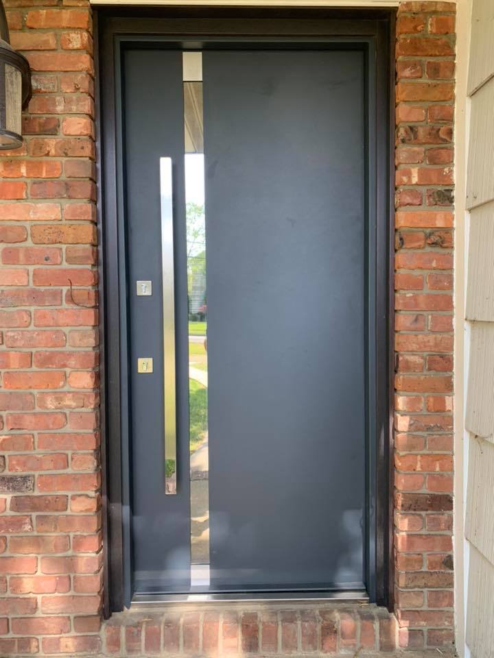 modern exterior door